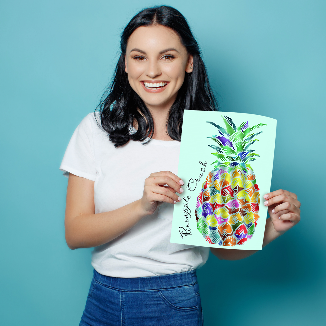 Diamond Dotz Pineapple Crush - 11 x 15.4 in