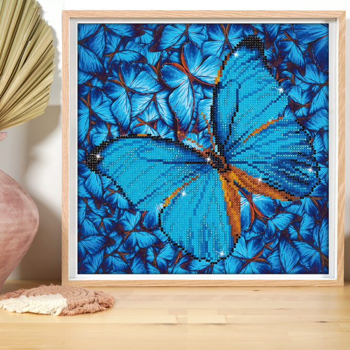 Diamond Dotz Flutter By Blue - 12 x 12 in