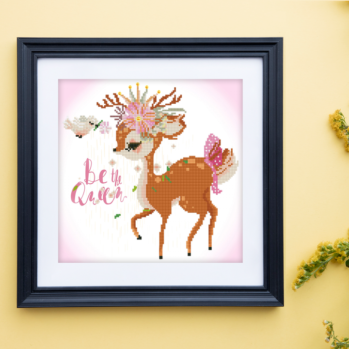 Diamond Dotz Be The Queen - 13.8 x 13.8 in