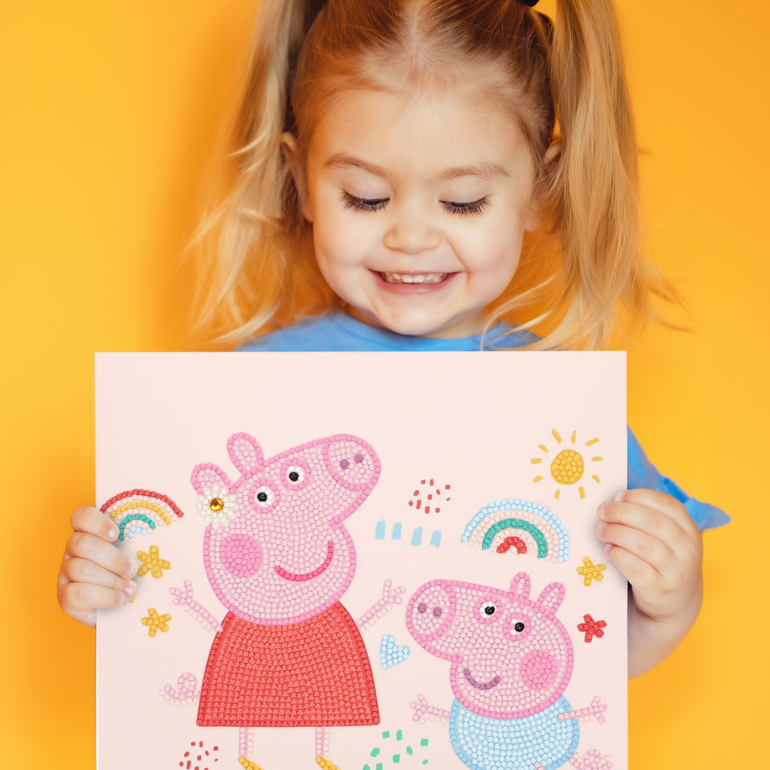 Diamond Dotz Peppa Pig Happy Days - 11 x 11 in
