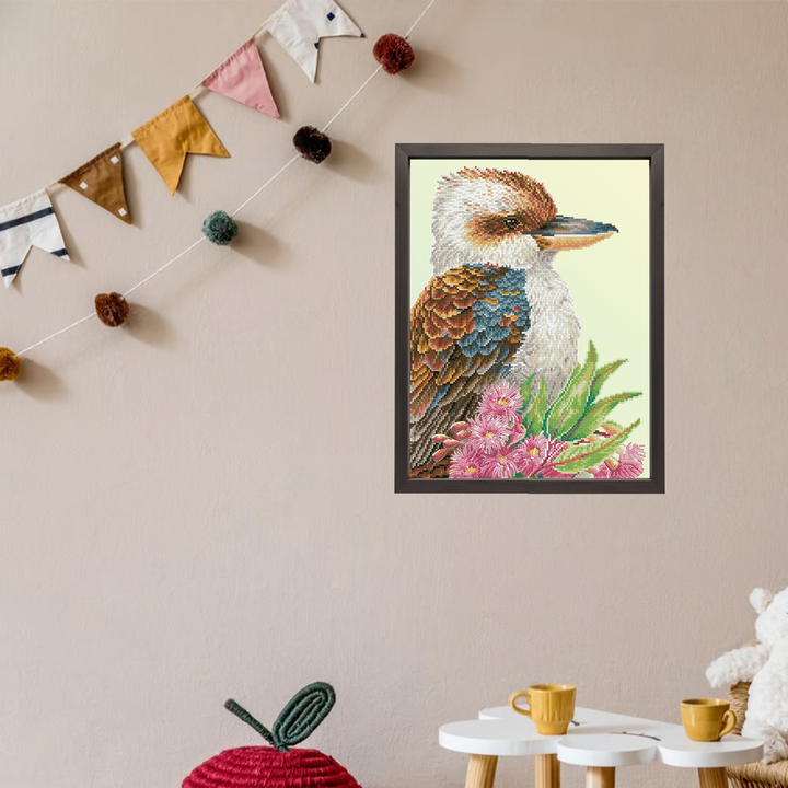 Diamond Dotz Kookaburra & Gum Blossom - 16.14 x 20.08 in