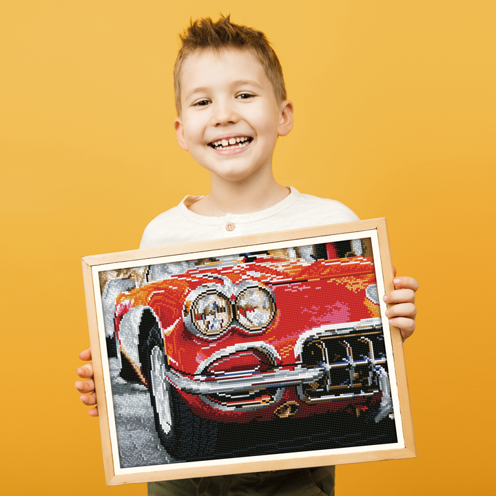 Diamond Dotz Red Sports Car - 16.93 x 12.2 in