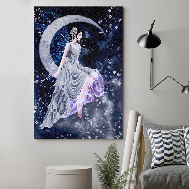 Diamond Dotz Frost Moon - 26.38 x 39.37 in