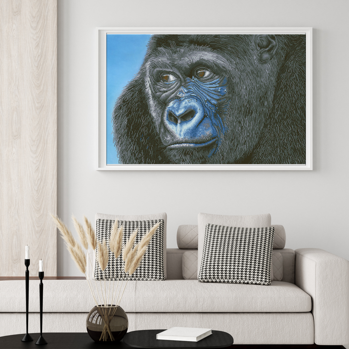 Diamond Dotz Kibali Western Lowland Gorilla - 39.4 x 25.6 in