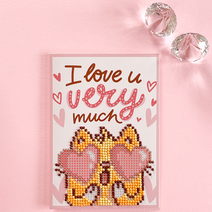 Diamond Dotz Love You Greeting Card