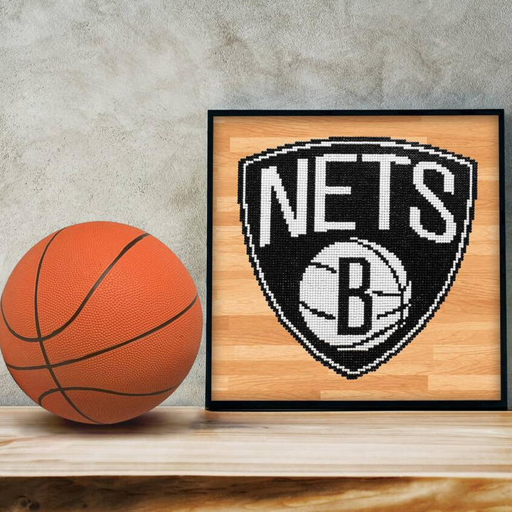 Diamond Dotz NBA Brooklyn Nets - 12.6 x 12.6 in