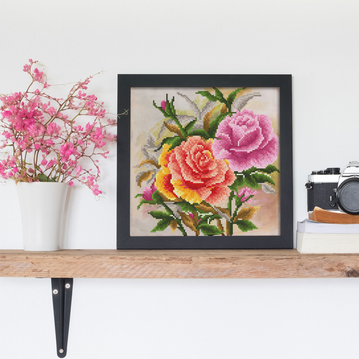 Diamond Dotz Timeless Roses - 12.6 x 12.6 in