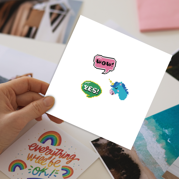 Diamond Dotz Wow - DOTZIES Stickers Kit