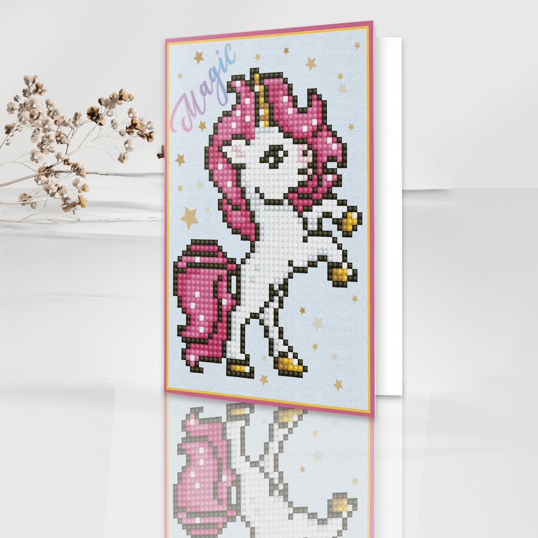 Diamond Dotz Magic - Diamond Painting Greeting Card