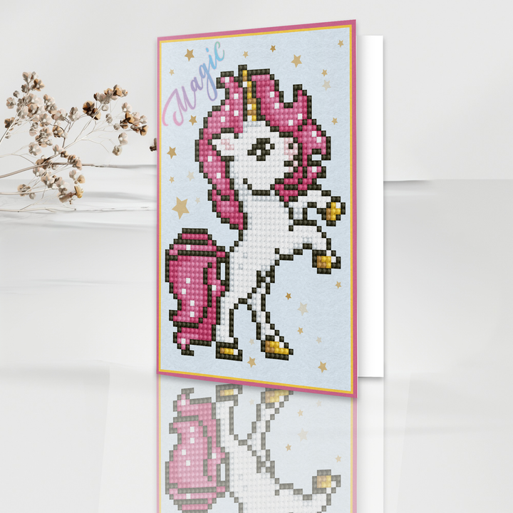 Diamond Dotz Magic - Diamond Painting Greeting Card