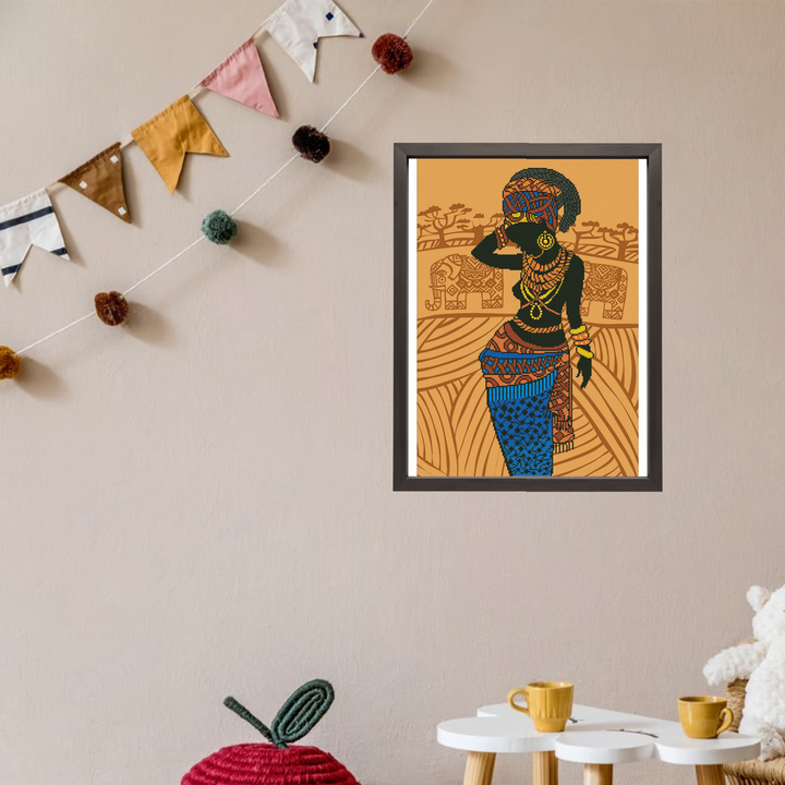 Diamond Dotz African Princess - 30 x 20.5 in
