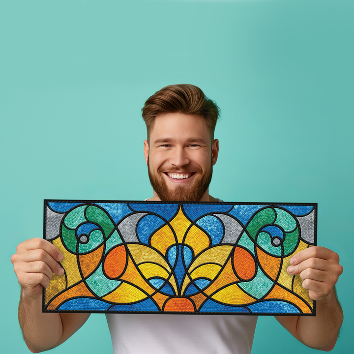 Diamond Dotz Stained Glass Study - 9.5 x 22.8 in