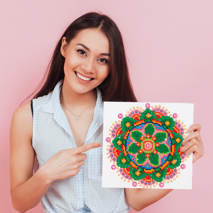 Diamond Dotz Flower Mandala - 8 x 10 in