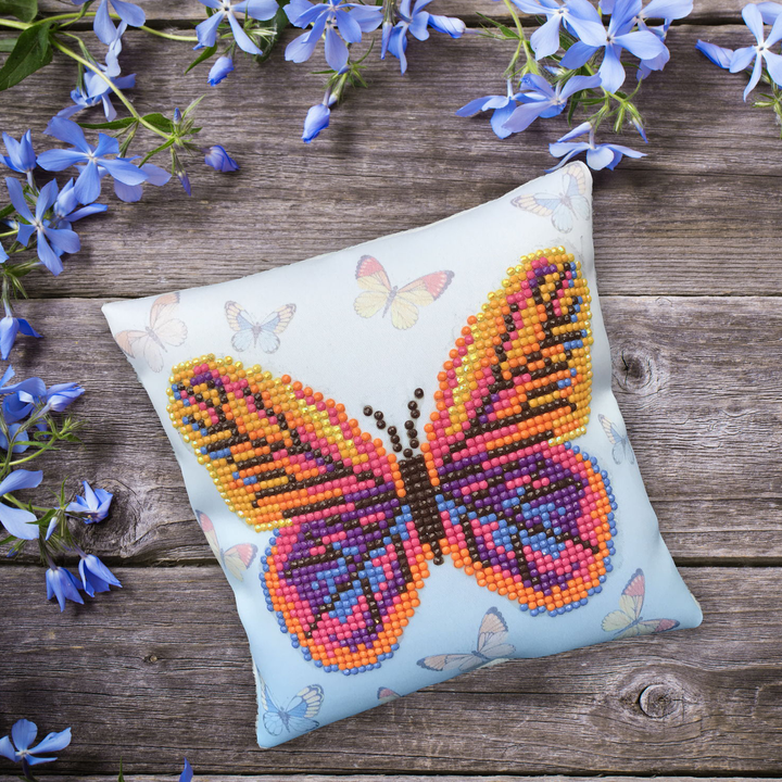 Diamond Dotz Butta Flutta Mini Pillow - 7.1 x 7.1 in