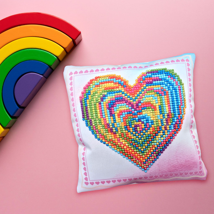 Diamond Dotz Love Rest Mini Pillow - 7.1 x 7.1 in