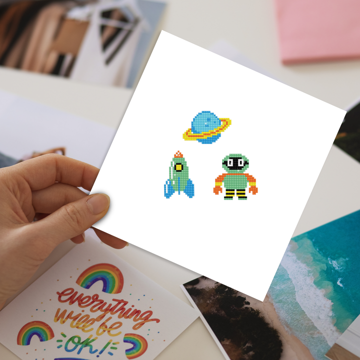 Diamond Dotz Space - DOTZIES Stickers Kit