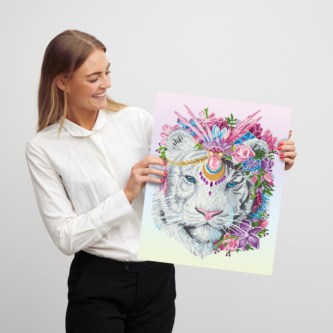 Diamond Dotz Bohemian Tiger - 20.1 x 16.1 in