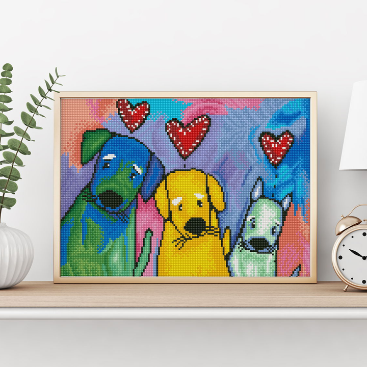 Diamond Dotz Three Amigos - 12.6 x 16.5 in