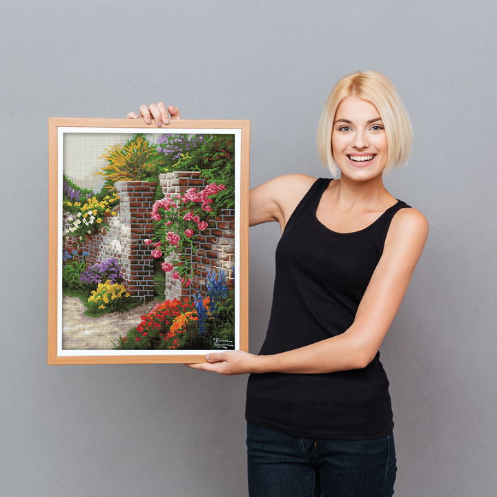 Diamond Dotz Thomas Kinkade The Rose Garden - 20 x 16 in