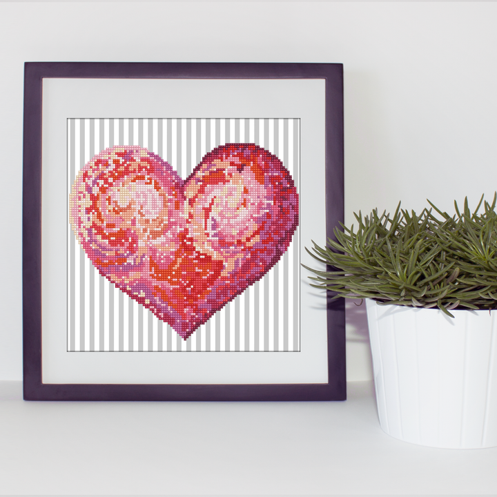 Diamond Dotz Heartfelt with Frame - 16.5 x 12.6 in