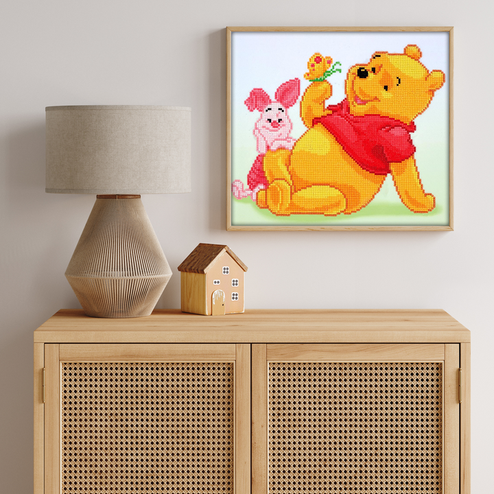 Diamond Dotz Pooh with Piglet - 14 x 12.5 in