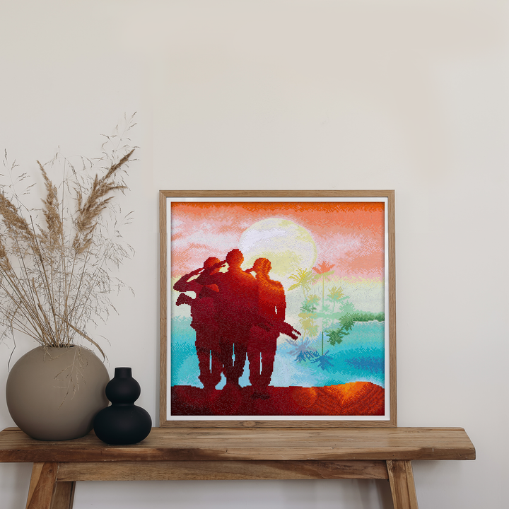 Diamond Dotz Soldiers at Dawn - 24 x 24 in