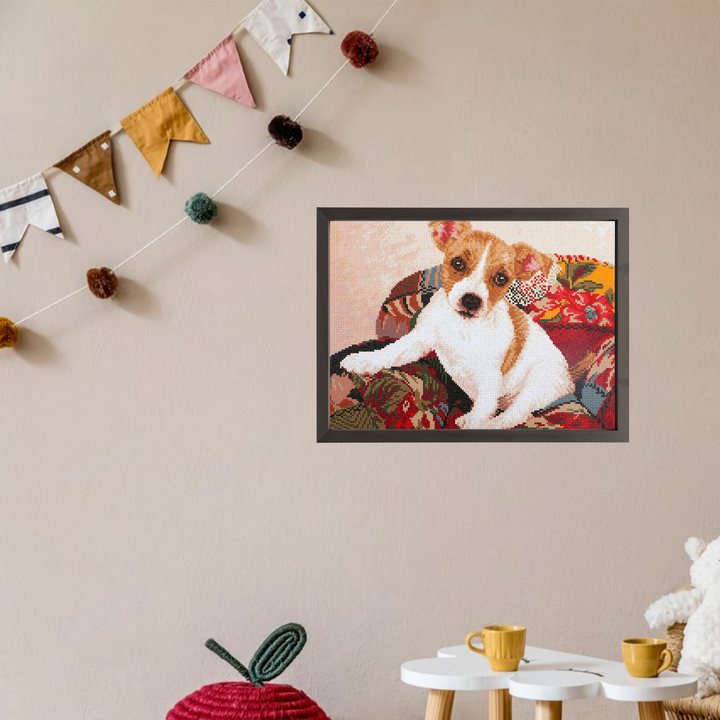 Diamond Dotz Patchwork Pup - 15.94 x 19.88 in