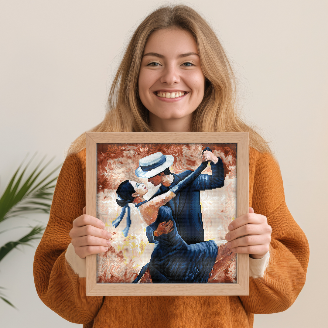 Diamond Dotz Tango Passion - 16 x 16 in