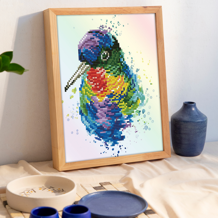Diamond Dotz Rainbow Feathers - 10.6 x 8.7 in