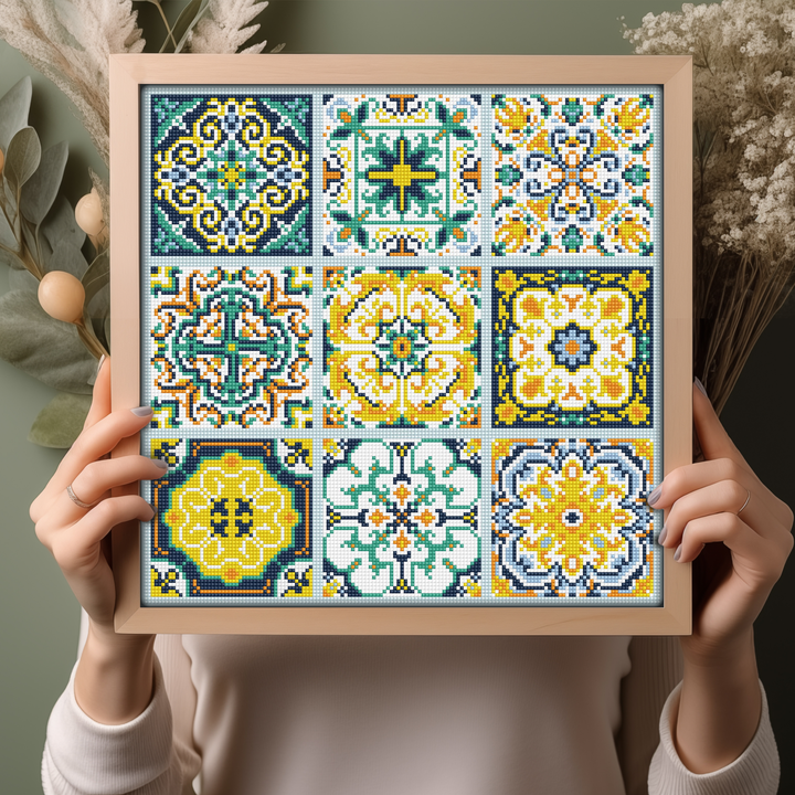 Diamond Dotz Mesmerising Tile - 16.54 x 16.54 in