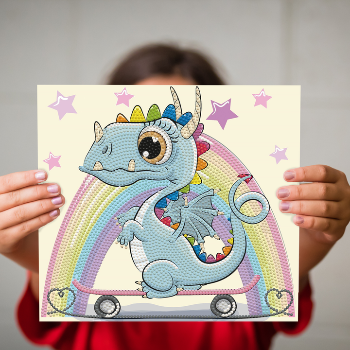 Diamond Dotz Dragon Skate - 9.84 x 9.06 in