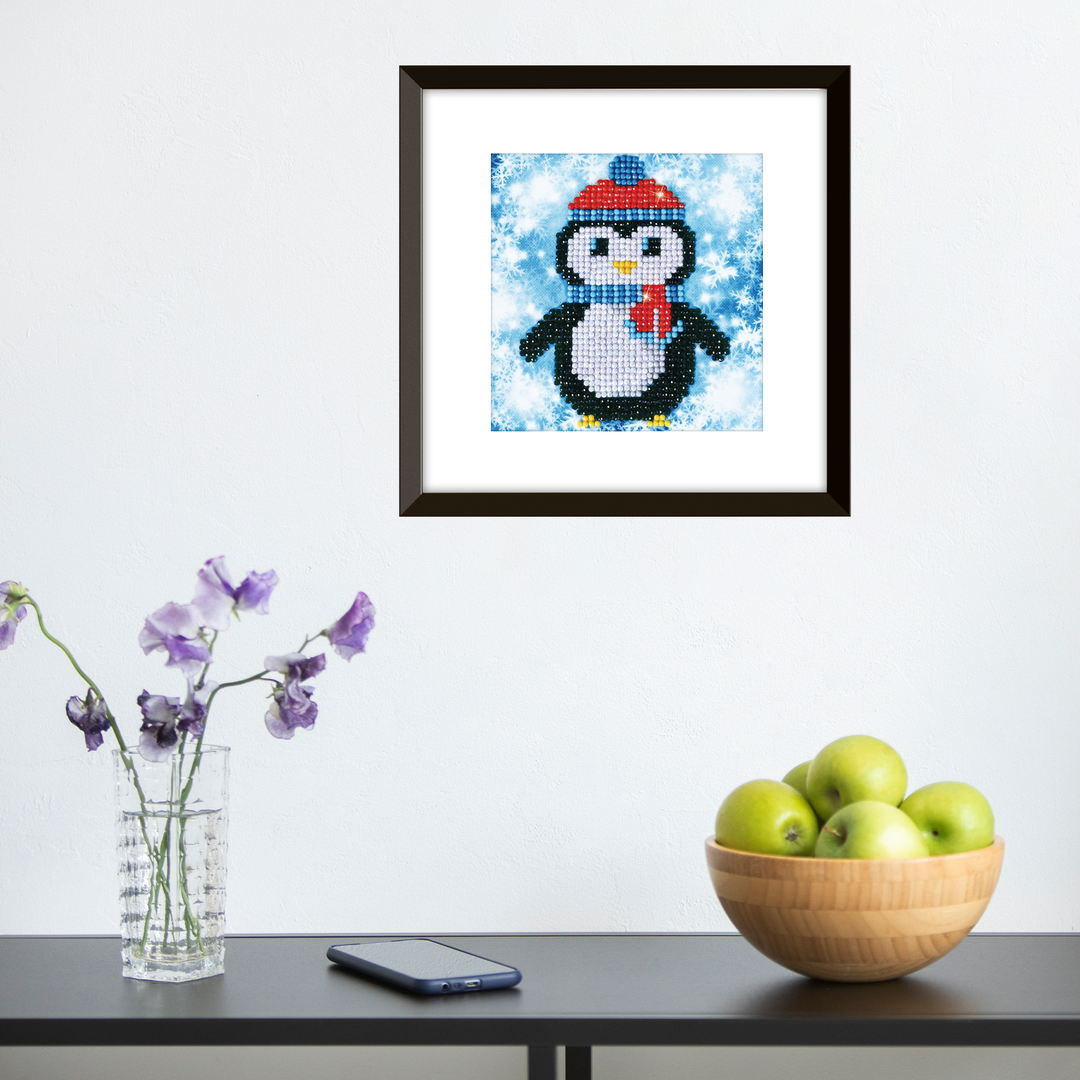 Diamond Dotz Christmas Penguin - 5.3 x 5.3 in