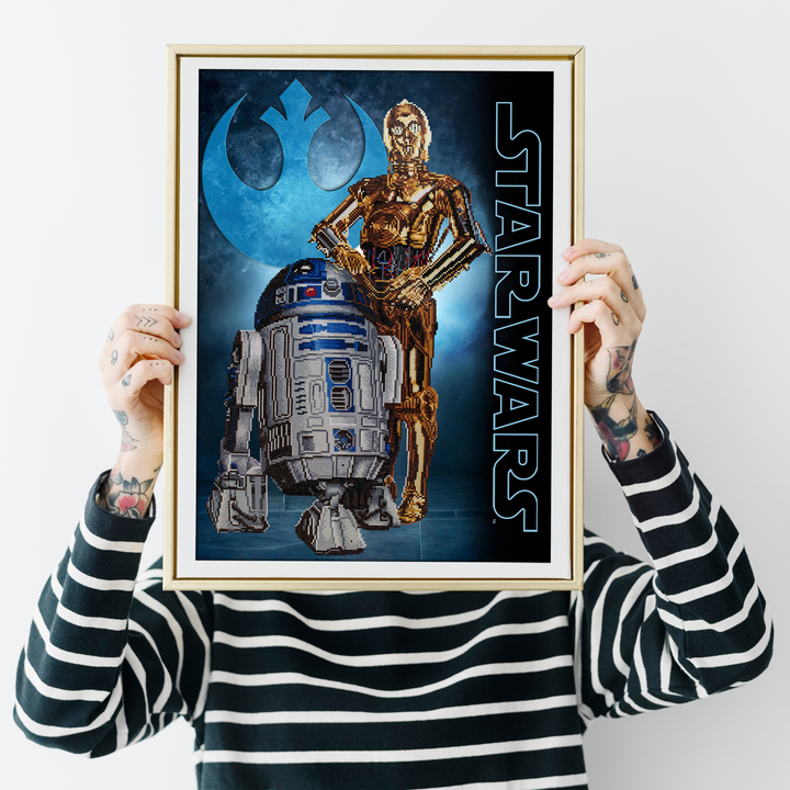 Diamond Dotz Star Wars Droids - 24.4 x 33.8 in