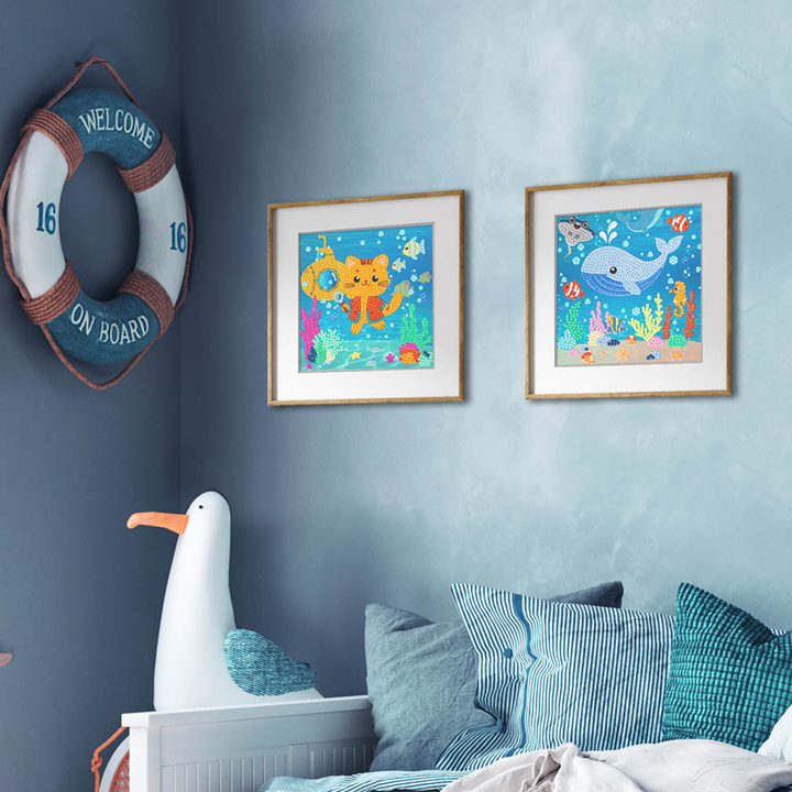 Diamond Dotz DOTZIES Under the Sea Diamond Painting - 5.9" x 5.9"