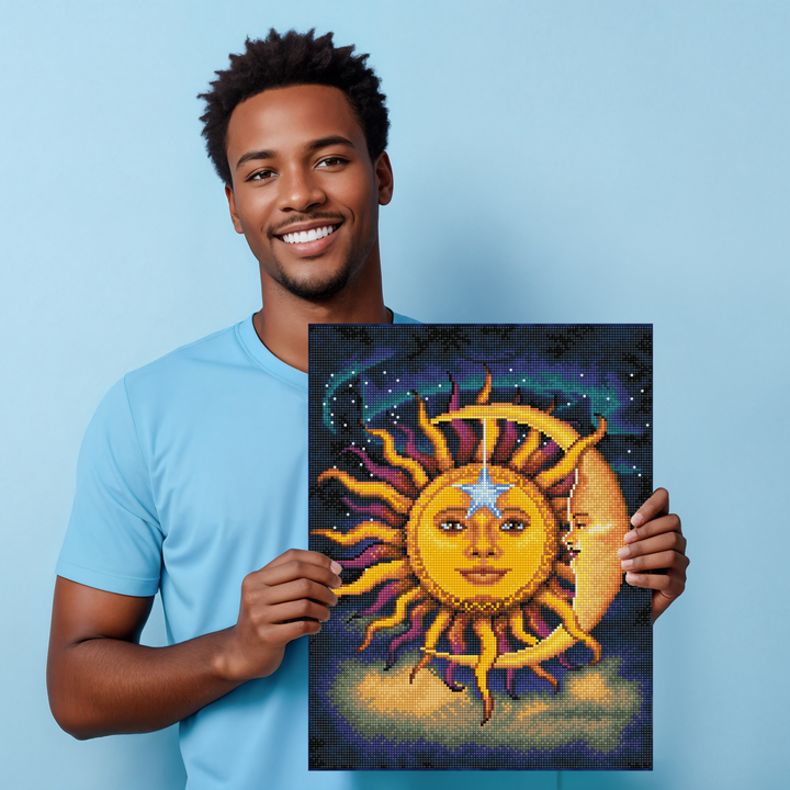 Diamond Dotz Sun & Moon - 13.78 x 17.72 in