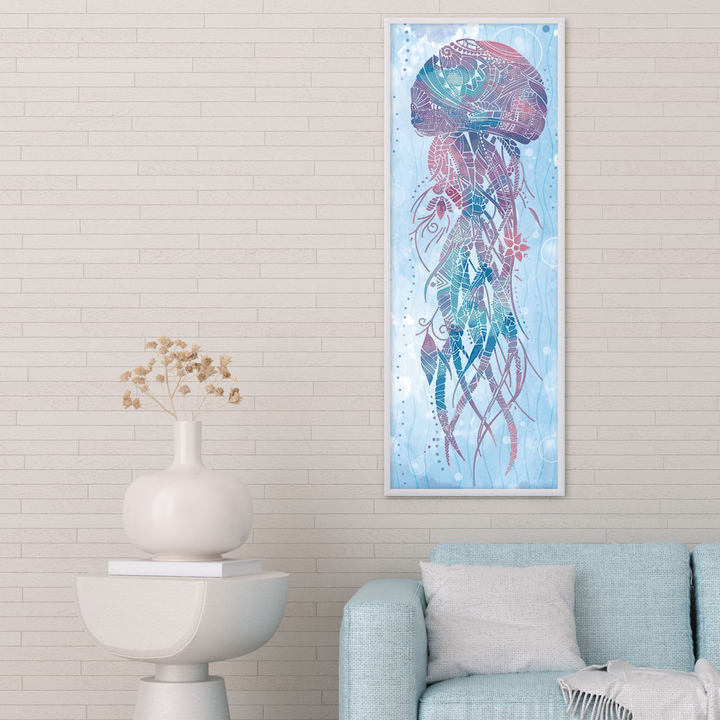 Diamond Dotz Jellyfish Swish - 29.53 x 10.63 in