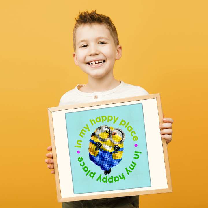 Diamond Dotz Happy Minion - 8.7 x 8.7 in