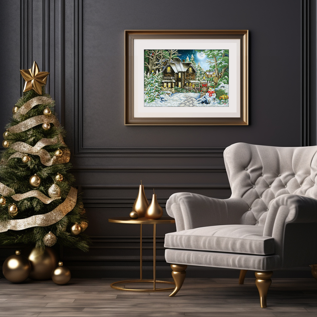Diamond Dotz Winter Wonderland - 35.4 x 24.4 in