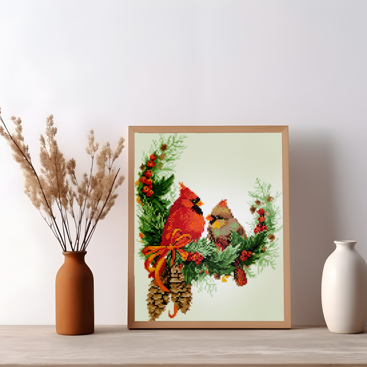 Diamond Dotz Festive Family - 15.7 x 16.9 in