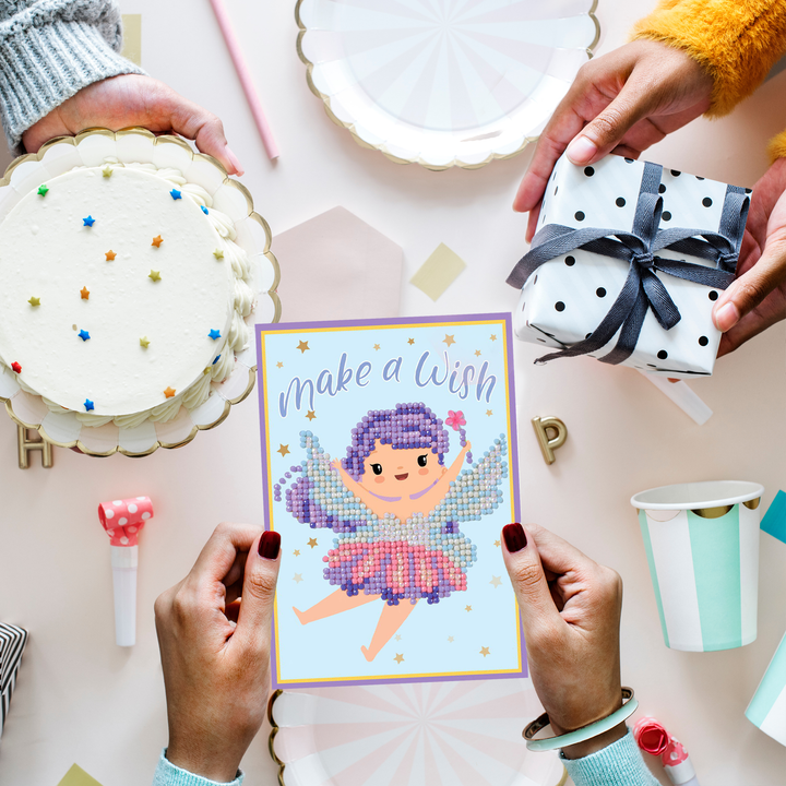 Diamond Dotz Make A Wish - Diamond Painting Greeting Card