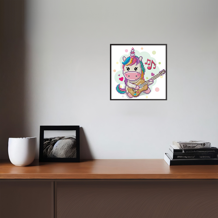 Diamond Dotz Music Fills My Heart - 9 x 9 in