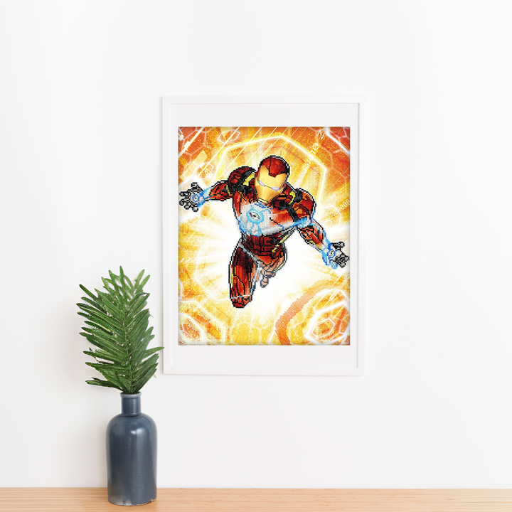Diamond Dotz Marvel  Iron Man Blast Off - 16.5 x 20.9 in