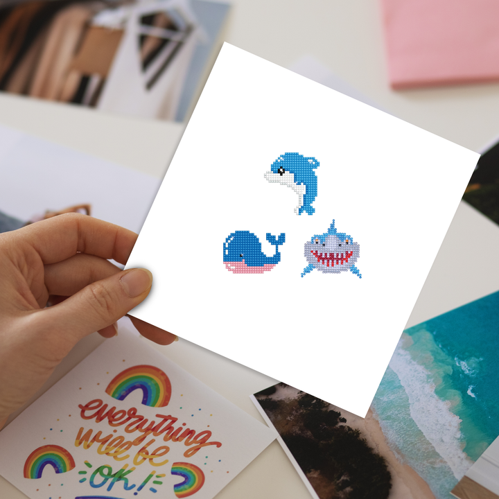 Diamond Dotz Sea - DOTZIES Stickers Kit