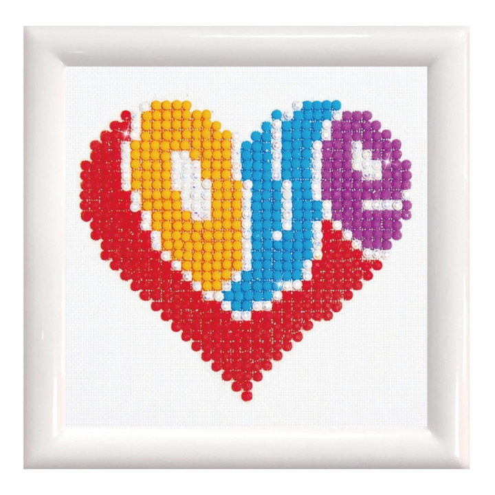 Diamond Dotz Love - 4.0" x 4.0"