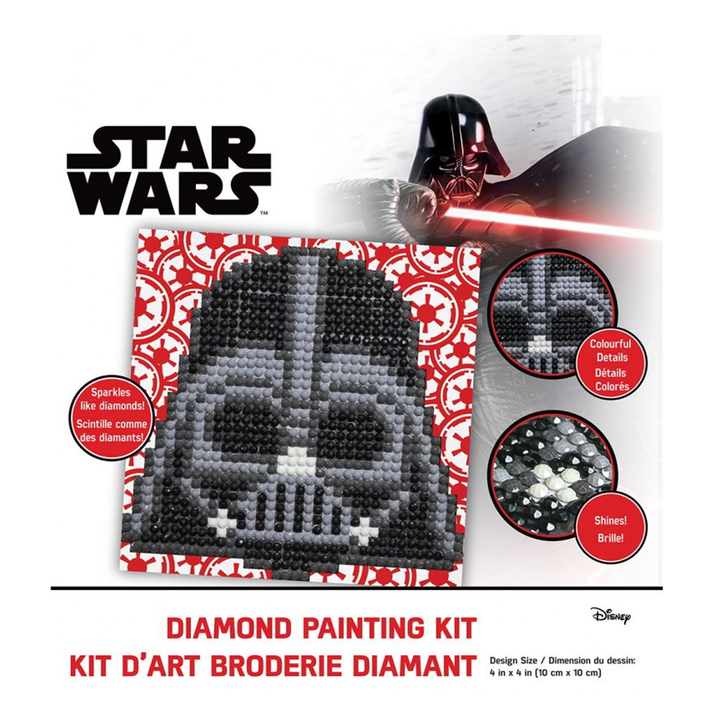 Diamond Dotz Darth Vader Fun - 4 x 4 in
