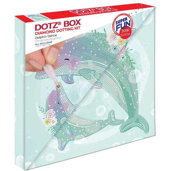 Dolphins in Love DIYアートキット DAC Dolphins In Love – Diamond Art Club