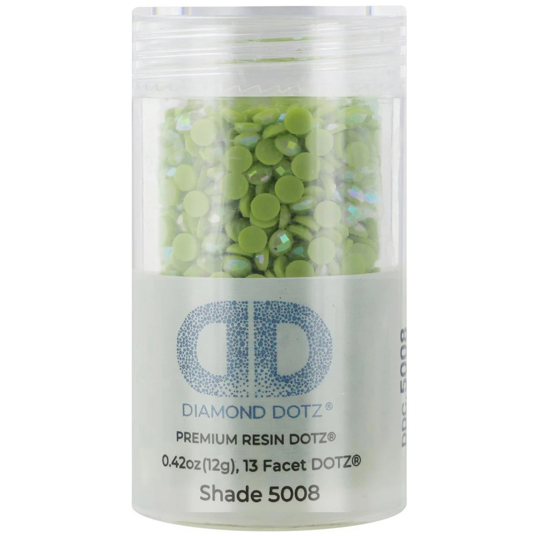 Diamond Dotz 2.8MM 12G DOTZ Cylinder - Bright Green AB