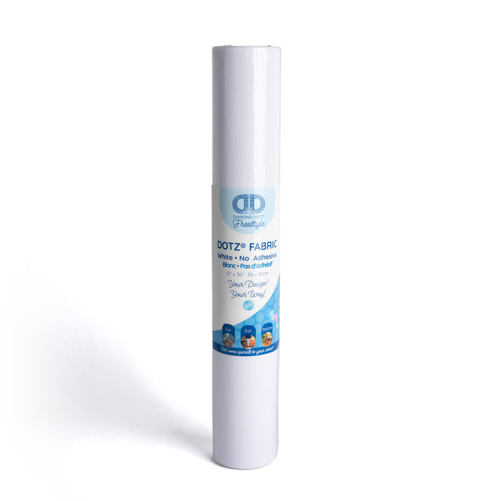 Diamond Dotz Fabric Roll - Plain Without Adhesive 30 x 91cm (12 x 36 in)