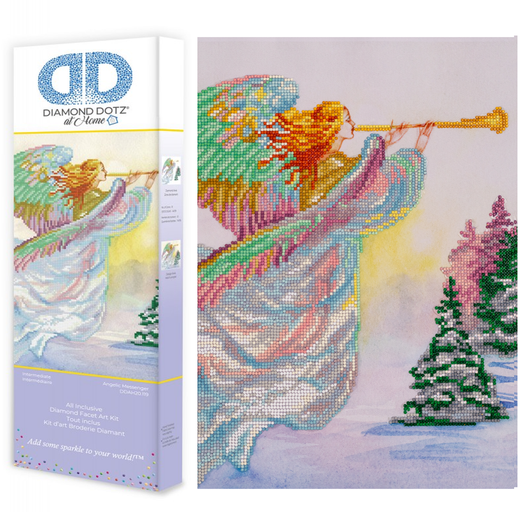 Diamond Dotz Angelic Messenger - 20 x 16 in