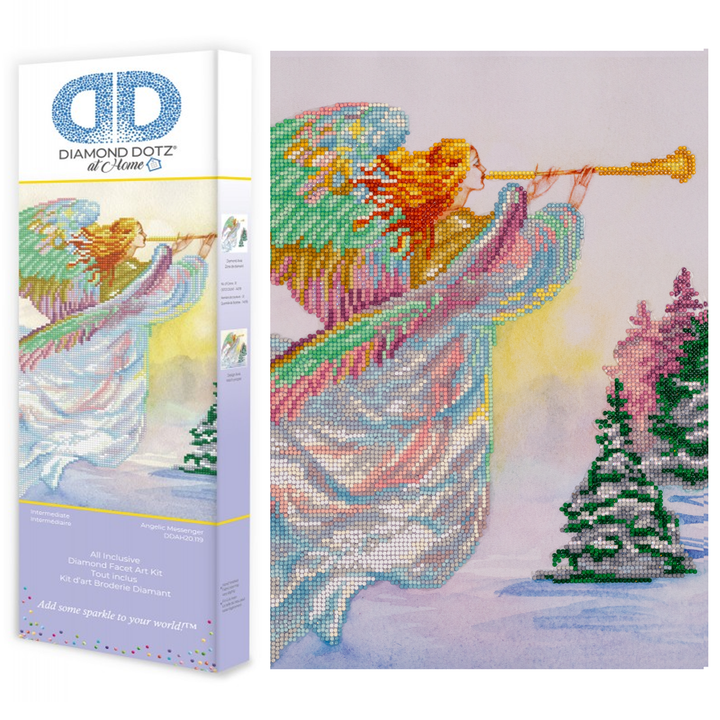 Diamond Dotz Angelic Messenger - 20 x 16 in